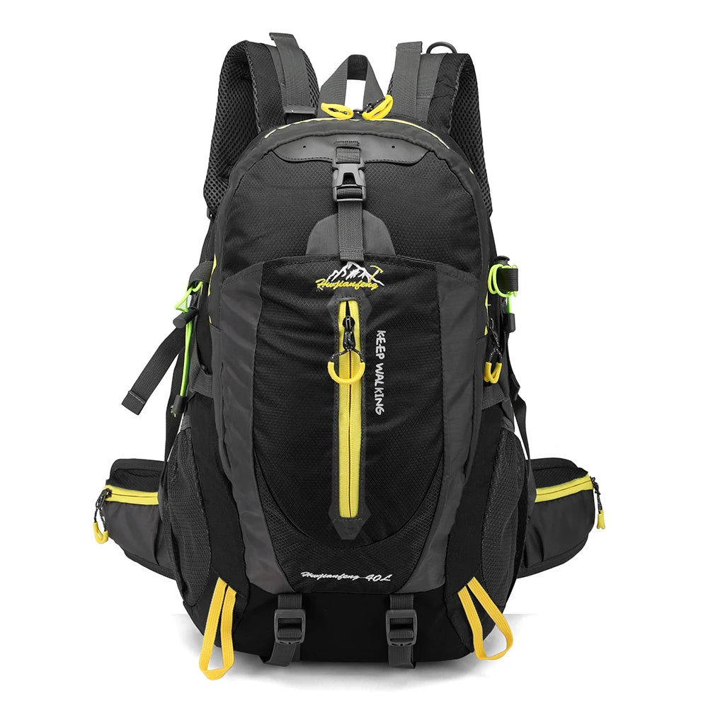 40L Water-Resistant Travel Backpack